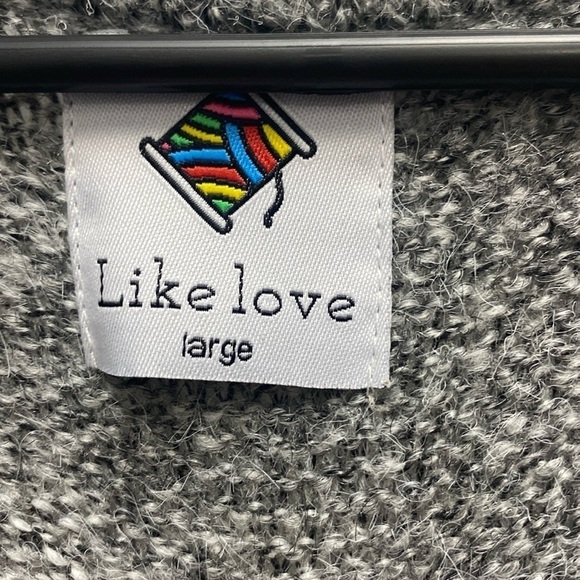 Like Love size large long sleeve soft pullover sweater - Picture 5 of 9